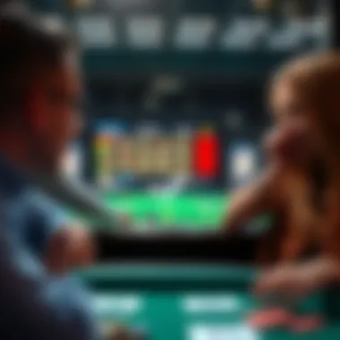 Visual representation of psychological impact of betting ads