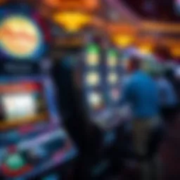 An artistic representation of classic slot machines