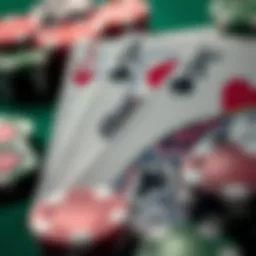Close-up view of high-quality poker card design