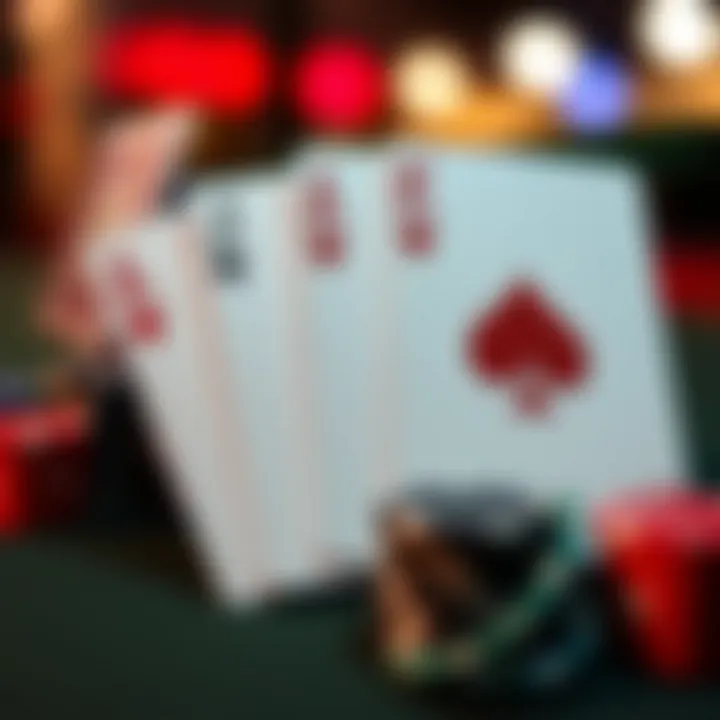 Comparison of different materials used in poker cards