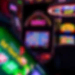 Keno game interface on a slot machine