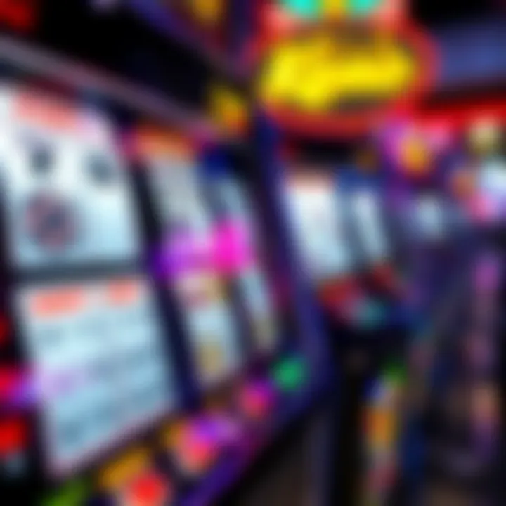 Analyzing Keno Results on Slots Close-up of slot machine keno results