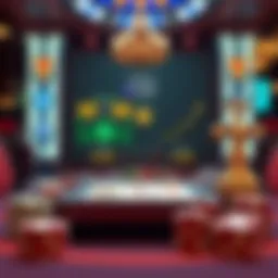 An illustration that symbolizes the concept of online gambling licenses