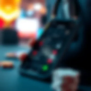 Secure Mobile Device for Betting A close-up of a secure mobile device with betting apps