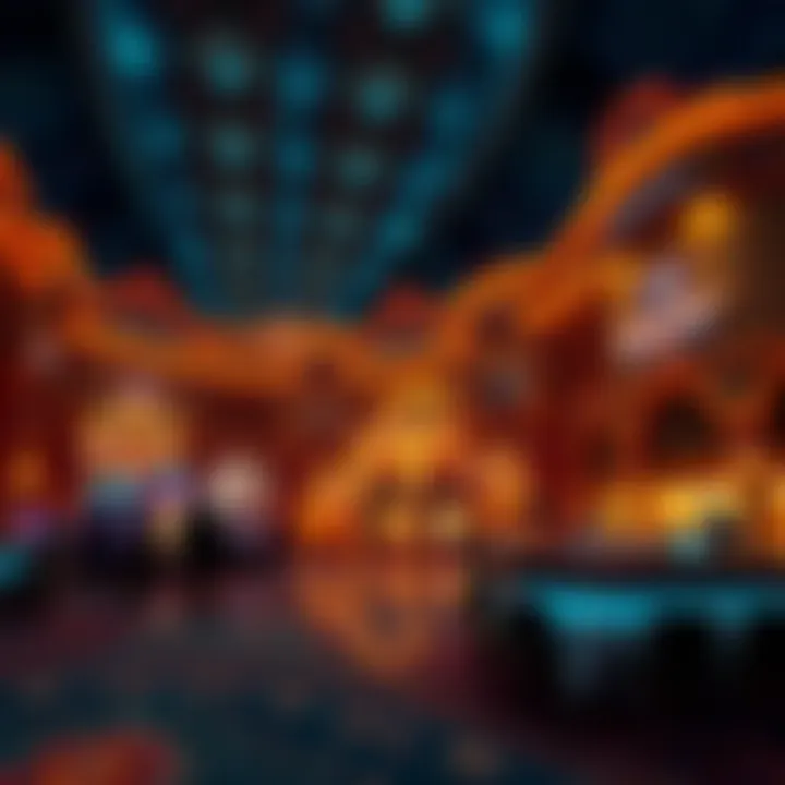 Atmospheric ambiance of Venetian Casino