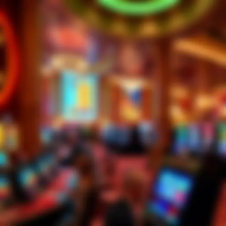 Luxurious gaming floor at Venetian Casino