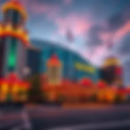 Exterior view of War Horse Casino showcasing its architectural design