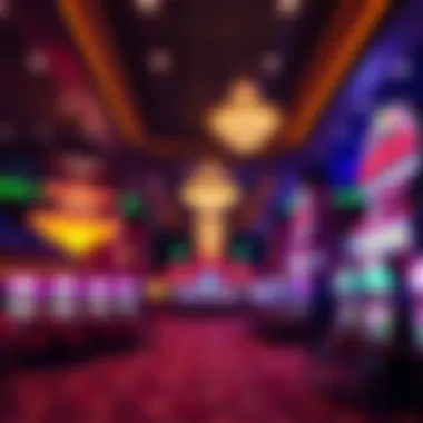 Interior ambiance of War Horse Casino highlighting vibrant atmosphere