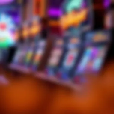 Vibrant Slot Machine Graphics Elegant display of Wild Spinner Casino's slot machines with vibrant graphics