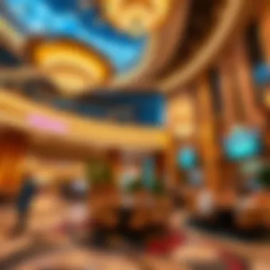 Stunning Lobby at Winstar World Casino Elegant lobby of Winstar World Casino showcasing modern design