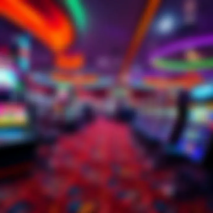 Exciting Gaming Environment at Winstar Vibrant gaming floor filled with various gaming options