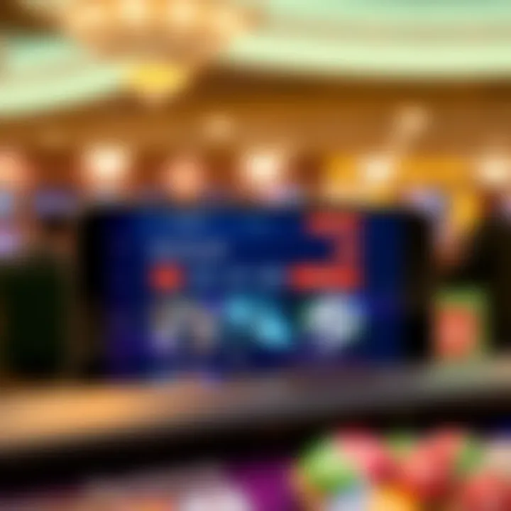 Interface of the Wynn Sportsbook app showcasing sports betting options